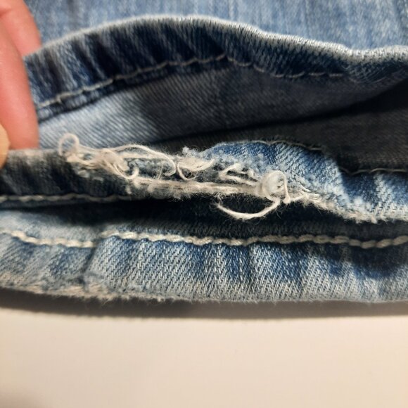 BKE Denim Jake Mens Straight Leg Jeans 31R Dark Wash Blue Classic Casual Denim - Picture 6 of 7